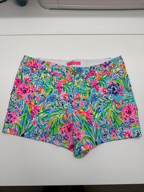 Lilly Pulitzer 5” Callahan Knit Shorts in Alligator Isle